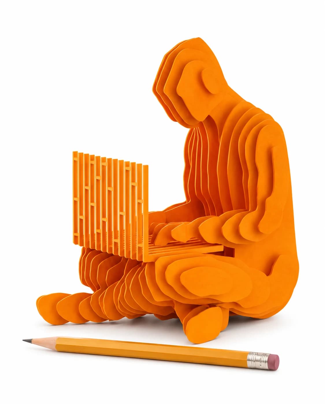 Satoshi statue without pedestal